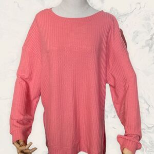 NWT Sanctuary Women's Long Sleeve T-Shirt - Size Small - Pink Guava